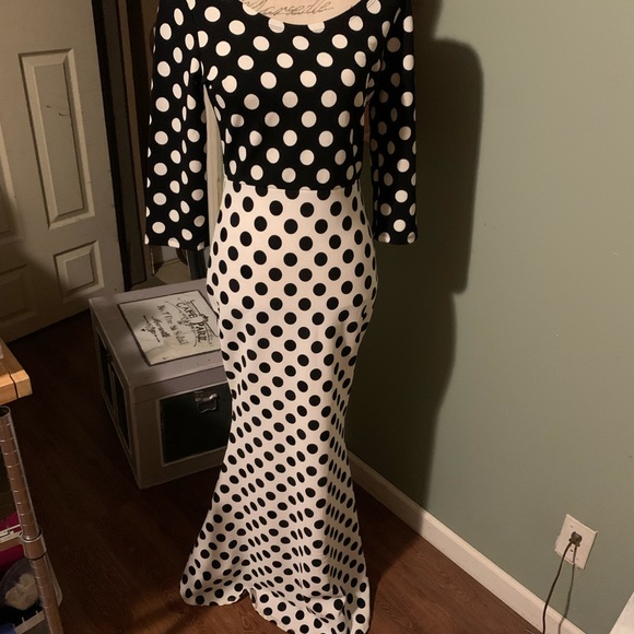 Beautiful vintage dress sz 2/4 - Picture 7 of 9